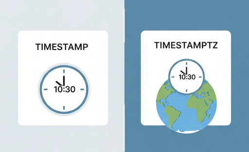Postgres Timestamp with Timestamptz vs Timestamp